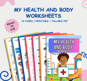 My Health and Body Worksheets